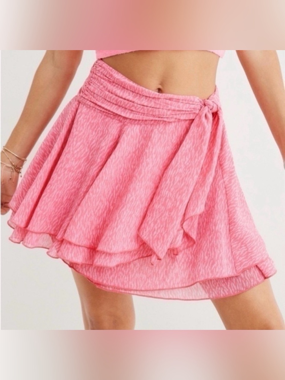 aerie pink skirt